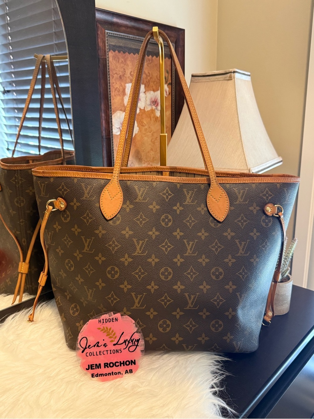 🌸Louis Vuitton Brown Monogram Neverfull MM Tote Bag🌸